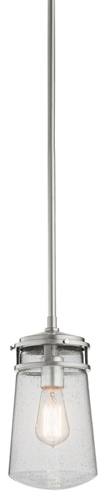 Lyndon Outdoor Pendant 1-Light in Brushed Aluminum