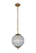 Olivia 1-Light Pendant in French Gold with Clear Royal Cut Crystal