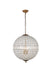 Olivia 5-Light Chandelier in French Gold with Clear Royal Cut Crystal