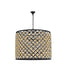 Madison 12-Light Chandelier in Matte Black with Golden Teak (Smoky) Royal Cut Crystal