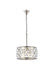 Madison 4-Light Pendant in Polished Nickel with Clear Royal Cut Crystal