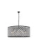 Madison 10-Light Chandelier in Matte Black with Clear Royal Cut Crystal