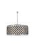 Madison 10-Light Chandelier in Polished Nickel with Silver Shade (Grey) Royal Cut Crystal