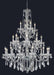 St. Francis 24-Light Chandelier in Chrome with Clear Royal Cut Crystal
