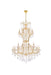 Maria Theresa 36-Light Chandelier in Gold with Clear Royal Cut Crystal