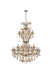 Maria Theresa 36-Light Chandelier in Golden Teak with Golden Teak (Smoky) Royal Cut Crystal