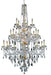 Verona 25-Light Chandelier in Gold with Clear Royal Cut Crystal