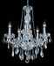 Verona 5-Light Chandelier in Chrome with Clear Royal Cut Crystal
