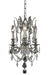 Rosalia 3-Light Pendant in Pewter with Clear Royal Cut Crystal