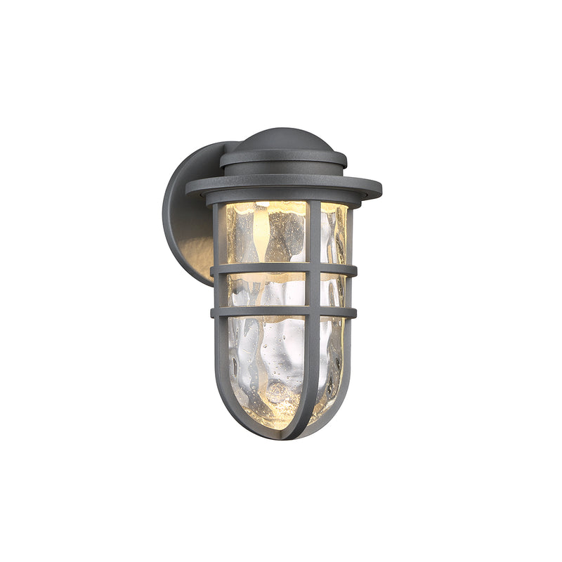 Steampunk LED Wall Light in Graphite - Lamps Expo