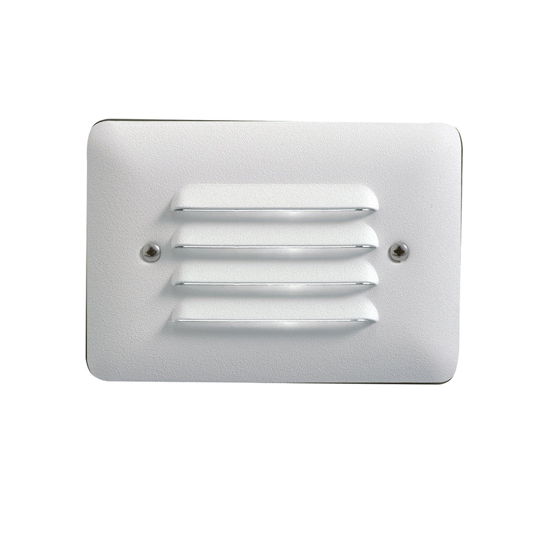 LED Louvered Mini Step in White