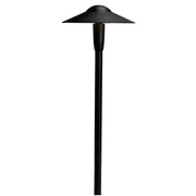 Led Dome Path Light in Textured Black