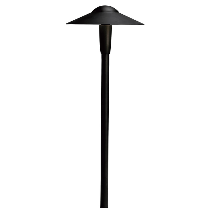 Led Dome Path Light in Textured Black
