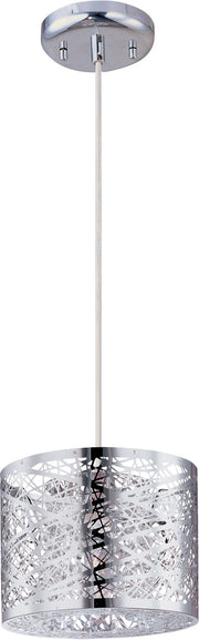 Inca 1-Light Pendant W/LED Bulb in Polished Chrome
