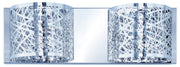 Inca 2-Light Wall Mount W/LED Bulb in Polished Chrome