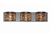 Inca 3-Light Wall Mount W/LED Bulb in Bronze