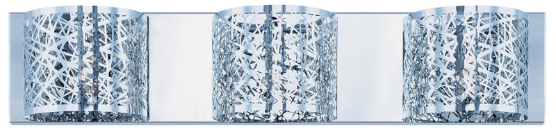 Inca 3-Light Wall Mount W/LED Bulb in Polished Chrome