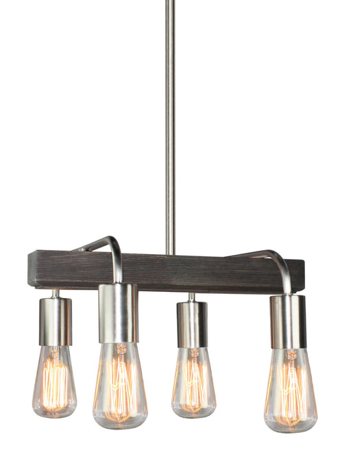 Lynwood Island Light In Brushed Nickel