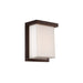 Ledge LED Outdoor Wall Sconce in Bronze