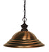 Shark 1 Light Pendant in Bronze with Antique Copper Shade