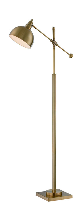 Cupola Metal Floor Lamp in Brushed Brass, E27, CFL 23W