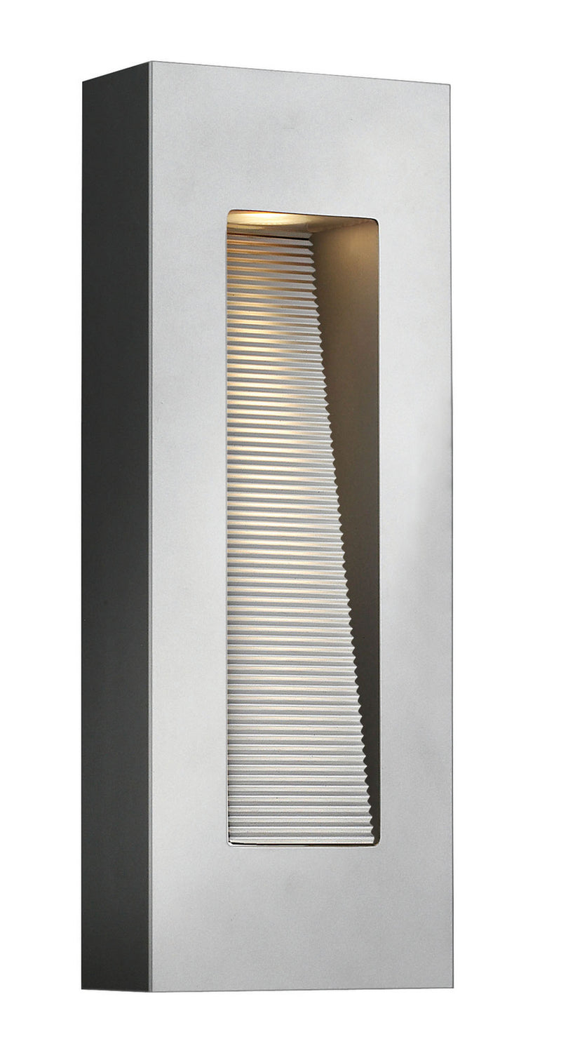 Luna Medium Wall Mount Lantern in Titanium - Lamps Expo