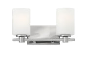Karlie Two Light Vanity in Chrome