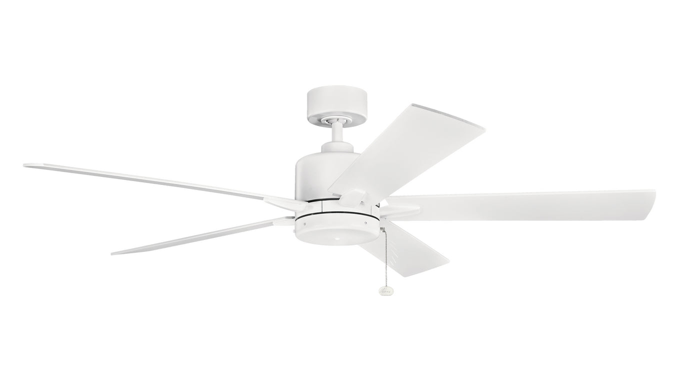 Bowen 60" Ceiling Fan in Matte White from Kichler Lighting, item number 330243MWH