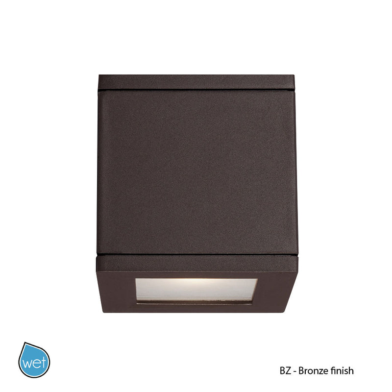 Rubix LED Wall Light in Bronze - Lamps Expo