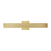 Bau 24" Bath Vanity Light in Natural Brass