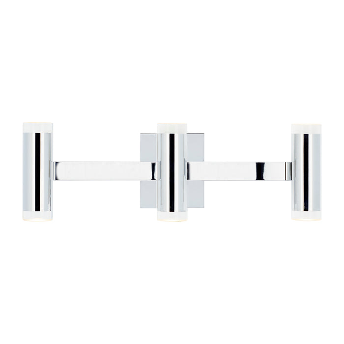 Dobson II 3-Light Bath Vanity Light in Chrome