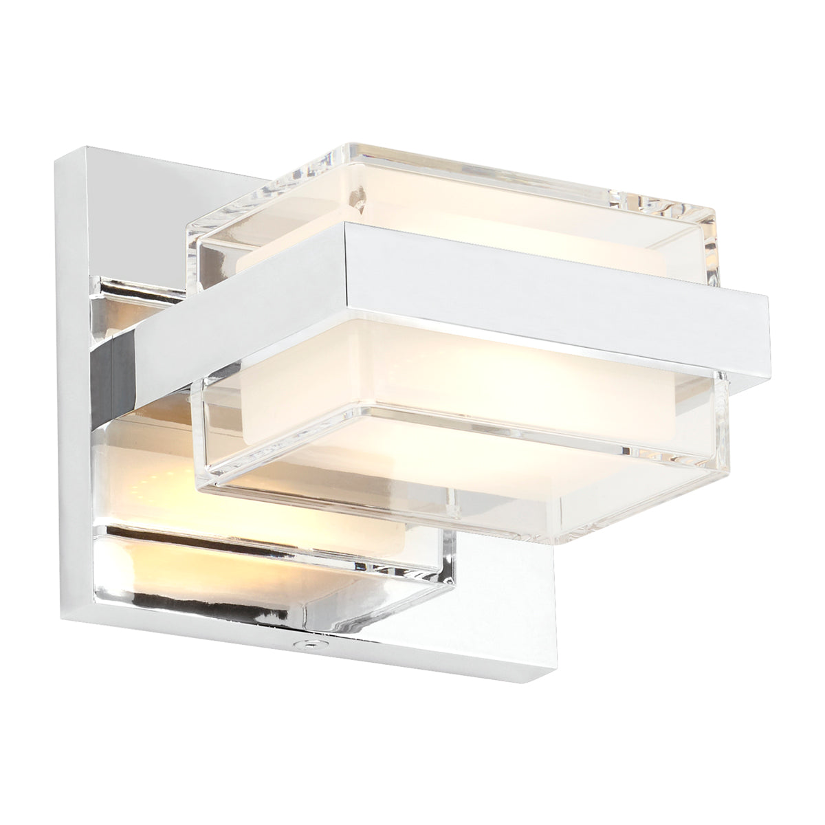 Kamden 1-Light Wall/Bath Vanity Lightin Chrome