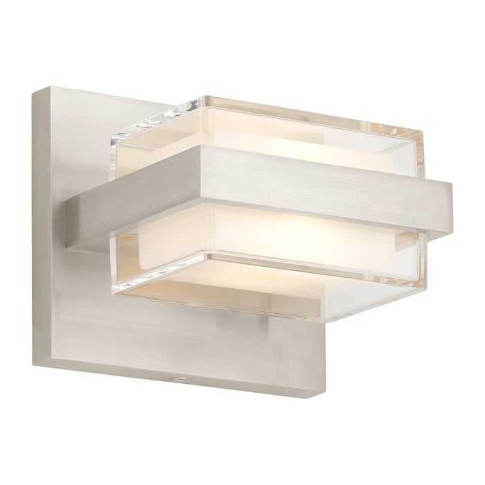 Kamden 1-Light Wall/Bath Vanity Lightin Satin Nickel