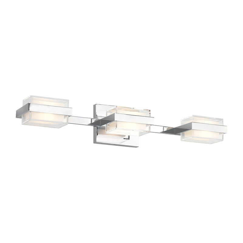 Kamden 3-Light Bath Vanity Light in Chrome