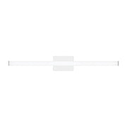 Lufe Square 36" Bath Vanity Light in Chrome