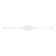 Lufe Square 48" Bath Vanity Light in Chrome