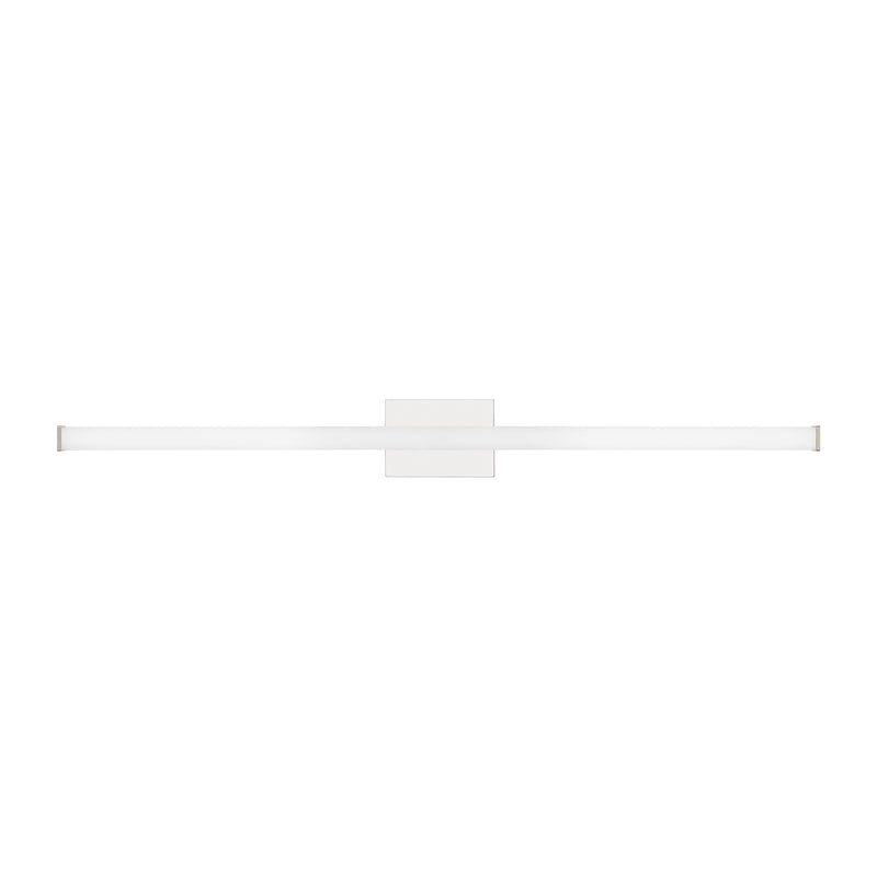 Lufe Square 48" Bath Vanity Light in Chrome