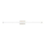 Lufe Square 48" Bath Vanity Light in Satin Nickel