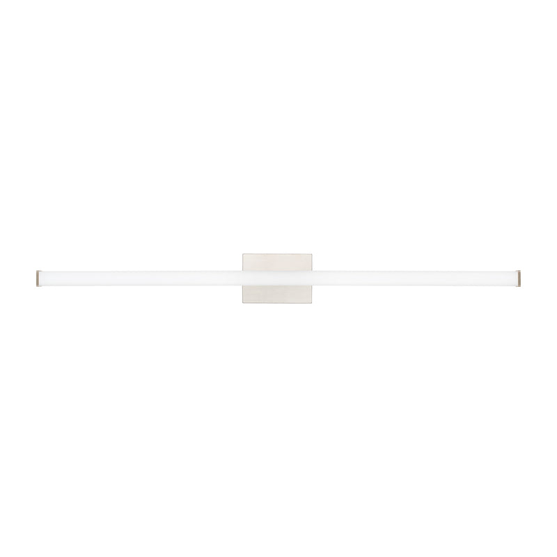 Lufe Square 48" Bath Vanity Light in Satin Nickel
