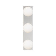 Orbel 3-Light Bath Vanity Light in Polished Nickel