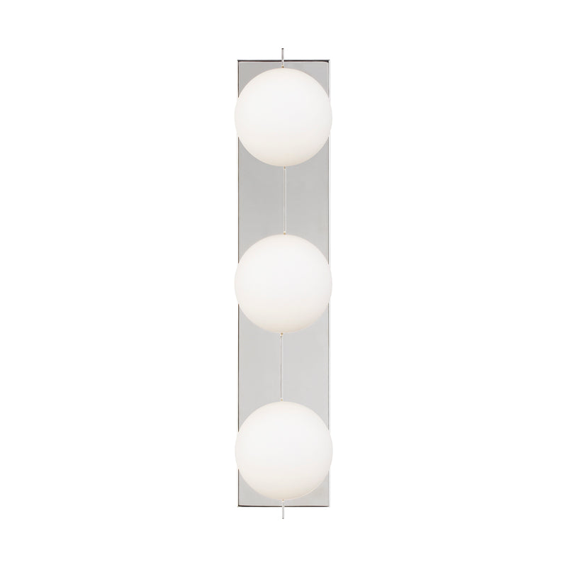 Orbel 3-Light Bath Vanity Light in Polished Nickel