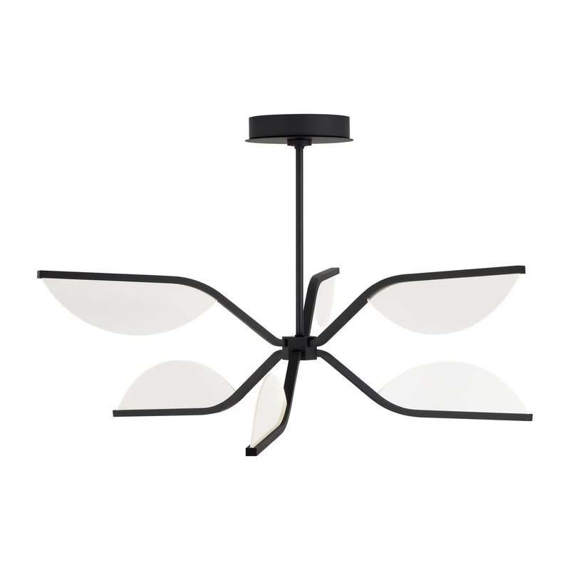 Belterra 30 Flushmount/Chandelier in Matte Black