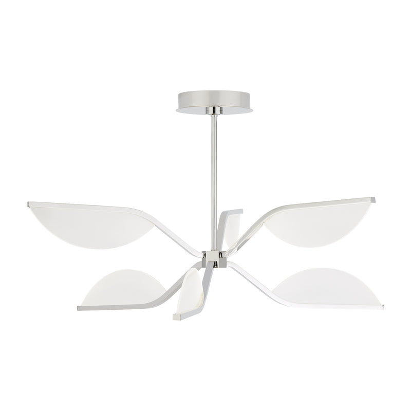 Belterra 30 Flushmount/Chandelier in Polished Nickel