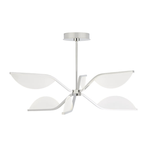 Belterra 30 Flushmount/Chandelier in Polished Nickel