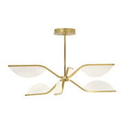 Belterra 30 Flushmount/Chandelier in Natural Brass
