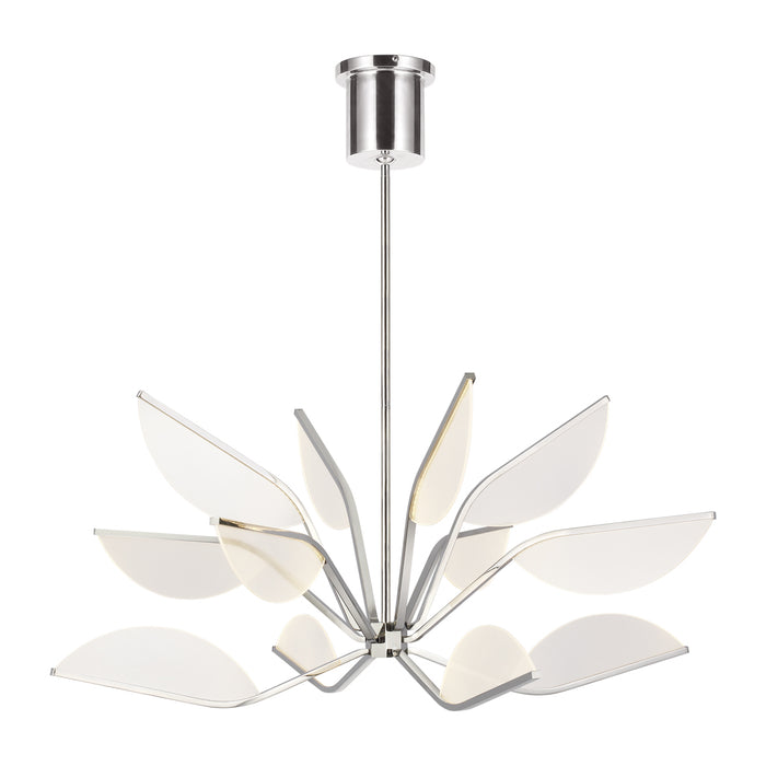 Belterra 38" Chandelier in Polished Nickel