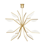 Belterra 43" Chandelier in Natural Brass