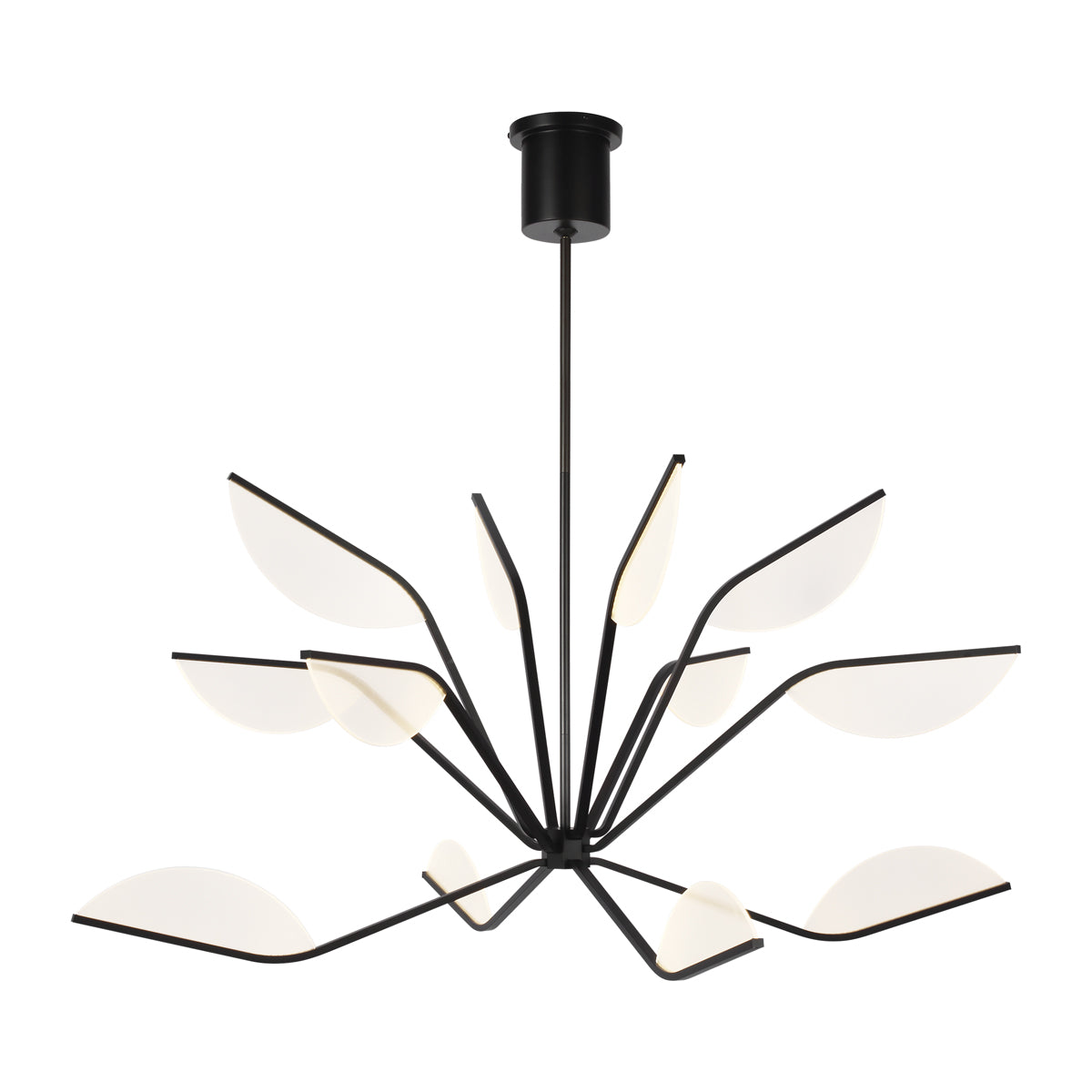 Belterra 48" Chandelier in Matte Black
