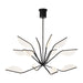 Belterra 48" Chandelier in Matte Black