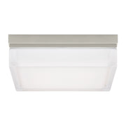 Boxie Large Flush Mount in Satin Nickel